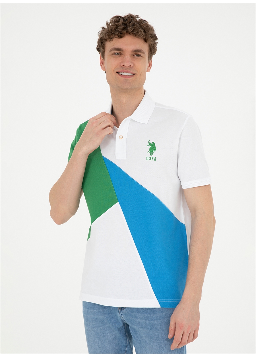 U.S. Polo Assn. Yeşil Erkek Polo T-Shirt T-ORTE_5