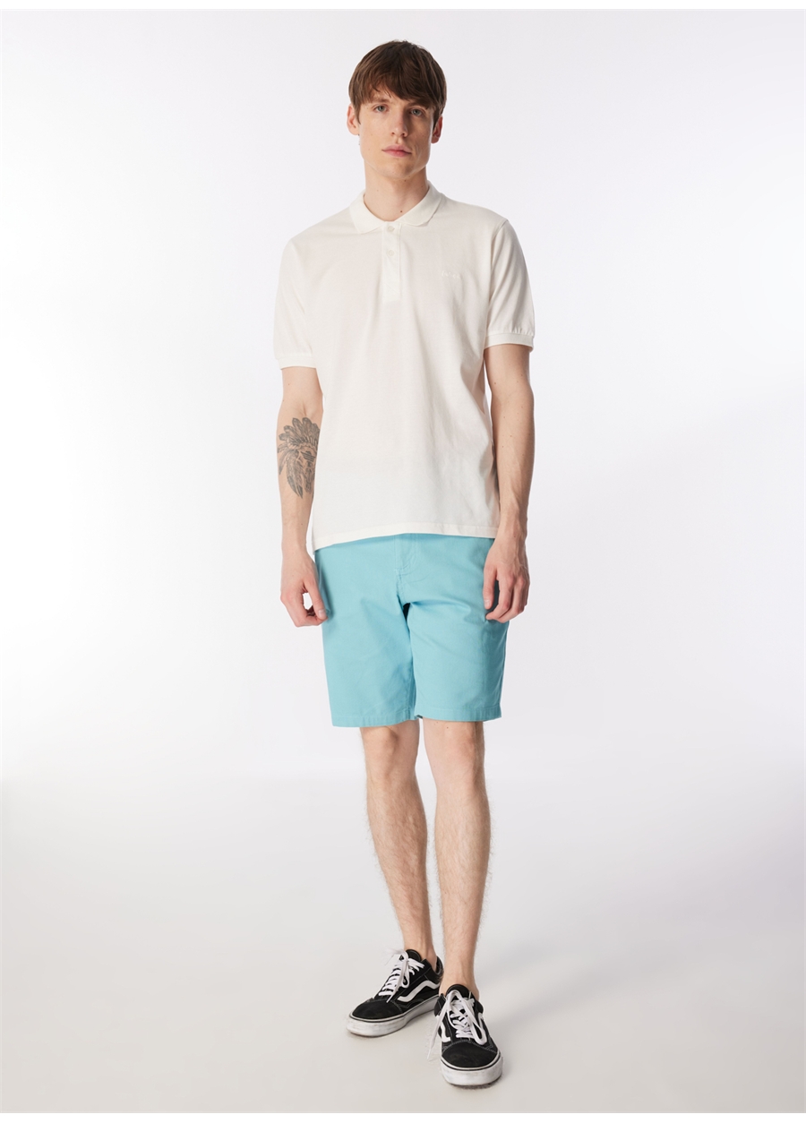 U.S. Polo Assn. Normal Bel Regular Fit Mint Erkek Bermuda Şort DESTA24Y_1