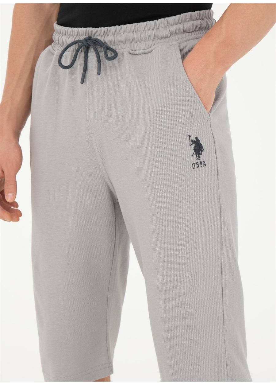 U.S. Polo Assn. Koyu Gri Erkek Sweat Şort MARKOIY024_4