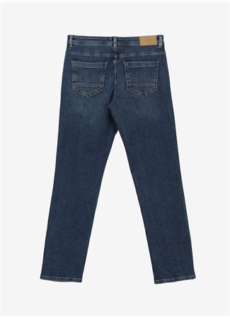 U.S. Polo Assn. Normal Bel Normal Paça Straight Mavi Erkek Denim Pantolon FRANK-U_1