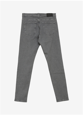 U.S. Polo Assn. Normal Bel Normal Paça Slim Fit Gri Erkek Denim Pantolon INAKI- U_1