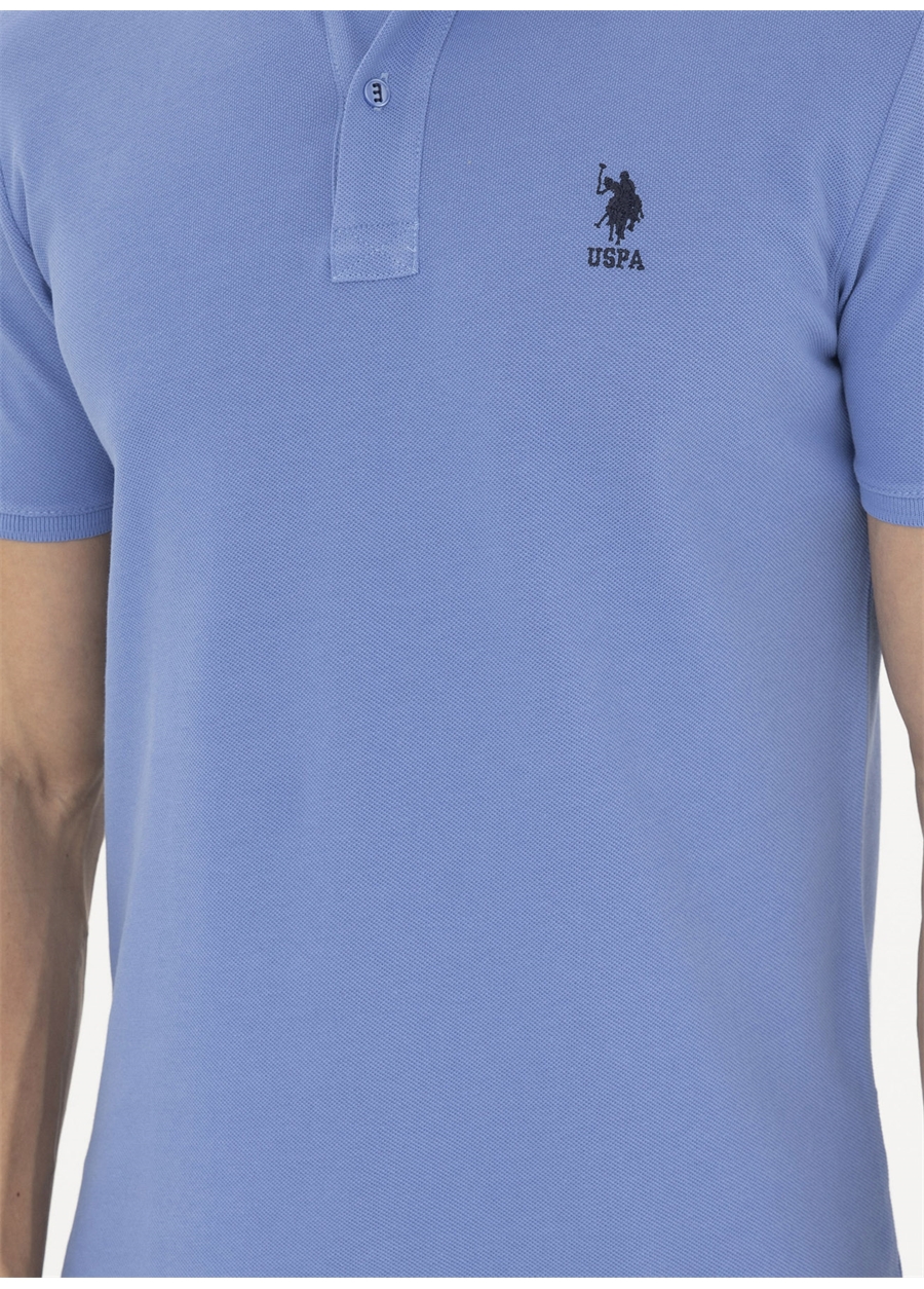 U.S. Polo Assn. Koyu Mavi Erkek Slim Fit T-Shirt TP04IY024_5