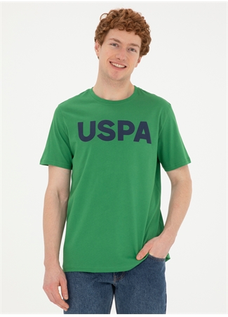 U.S. Polo Assn. Bisiklet Yaka Yeşil Erkek T-Shirt GEARTIY024_2