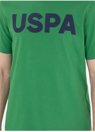 U.S. Polo Assn. Bisiklet Yaka Yeşil Erkek T-Shirt GEARTIY024_5