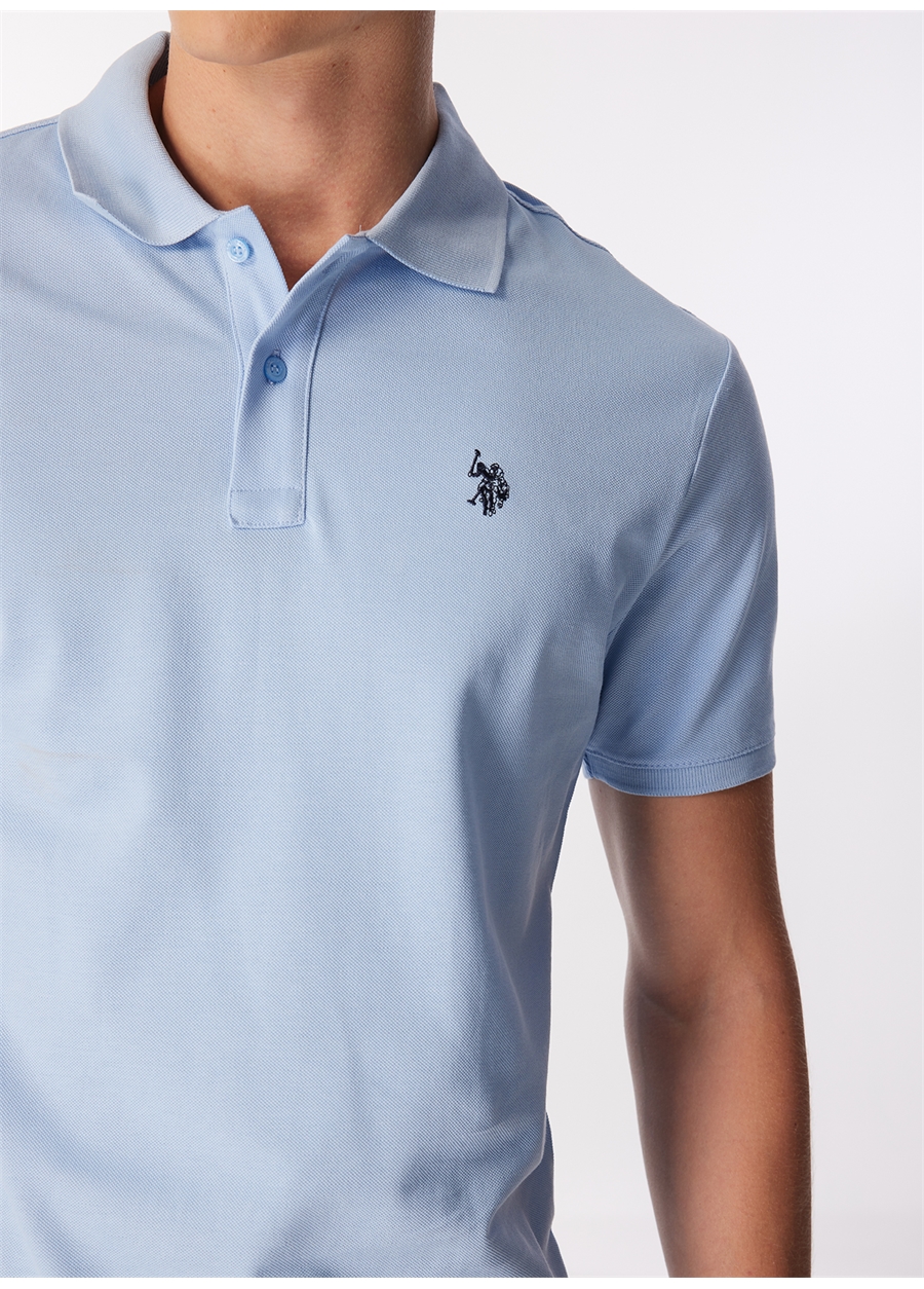 U.S. Polo Assn. Açık Mavi Erkek Slim Fit T-Shirt GTP04IY024_3