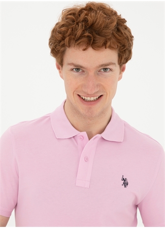 U.S. Polo Assn. Pembe Erkek Slim Fit T-Shirt GTP04IY024_1