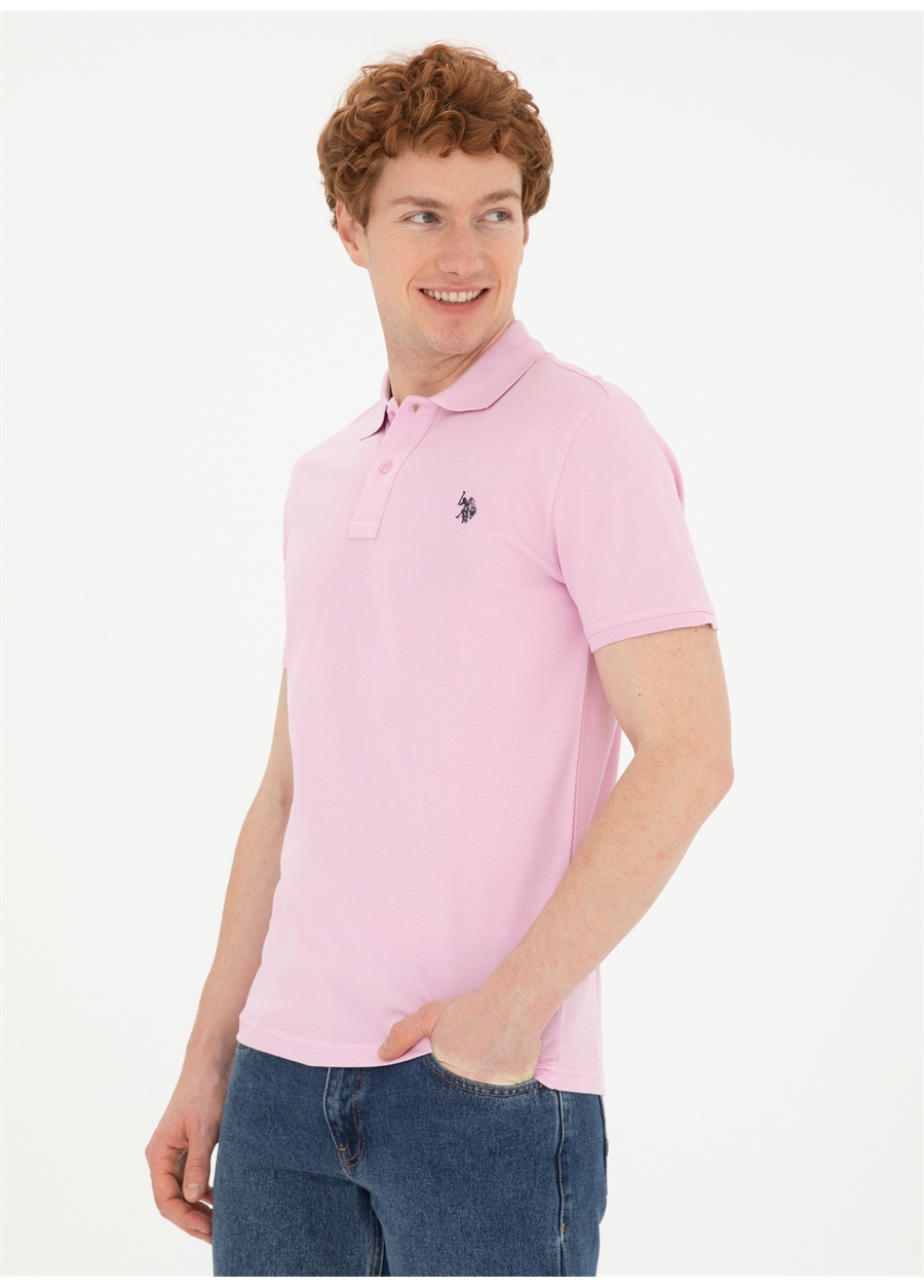 U.S. Polo Assn. Pembe Erkek Slim Fit T-Shirt GTP04IY024_2