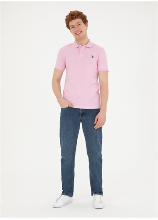 U.S. Polo Assn. Pembe Erkek Slim Fit T-Shirt GTP04IY024_3