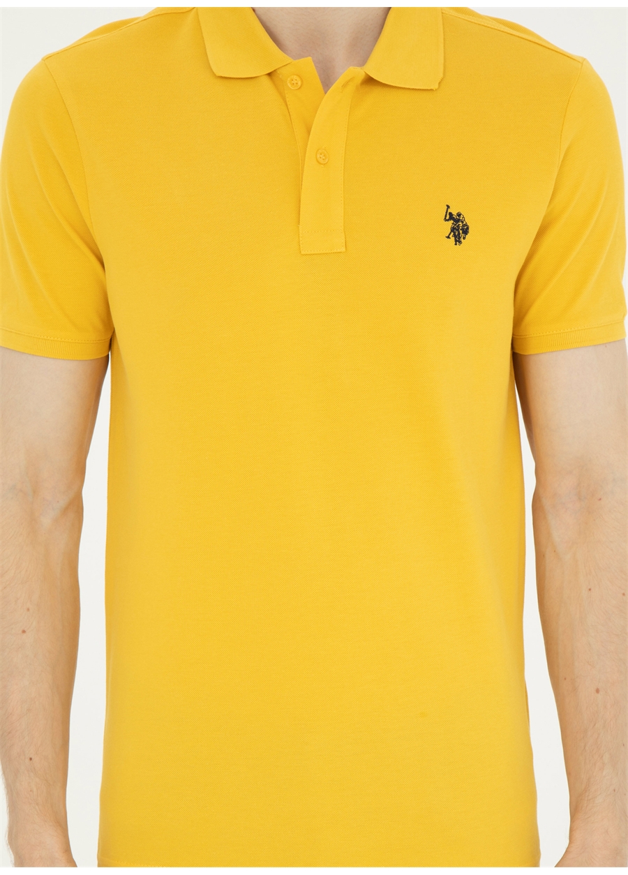 U.S. Polo Assn. Polo Yaka Safran Erkek T-Shirt GTP04IY024_4