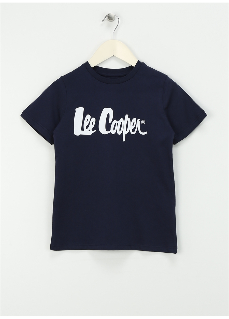 Lee Cooper Baskılı Lacivert Erkek T-Shirt 242 LCB 242001 LONDONLOGO A.LACİ