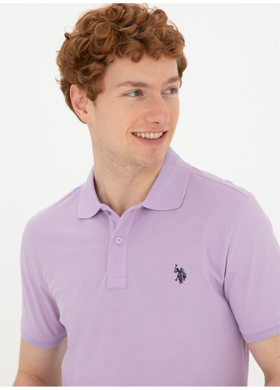 U.S. Polo Assn. Lila Erkek Polo T-Shirt GTP04IY024_1