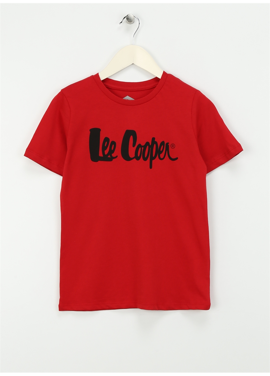 Lee Cooper Baskılı Kırmızı Erkek T-Shirt 242 LCB 242001 LONDONLOGO KIRMIZI
