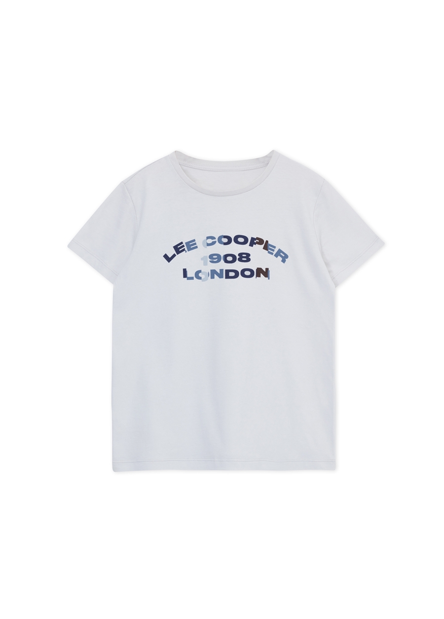 Lee Cooper Baskılı Gri Erkek Çocuk T-Shirt 242 LCB 242004 ASTIN GRİ