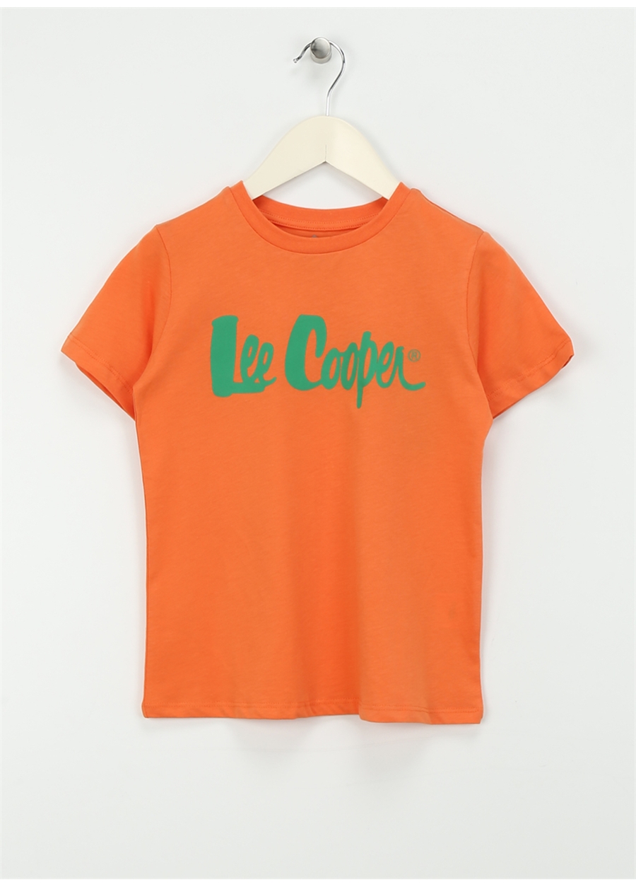 Lee Cooper Baskılı Turuncu Erkek T-Shirt 242 LCB 242001 LONDONLOGO ORANJ