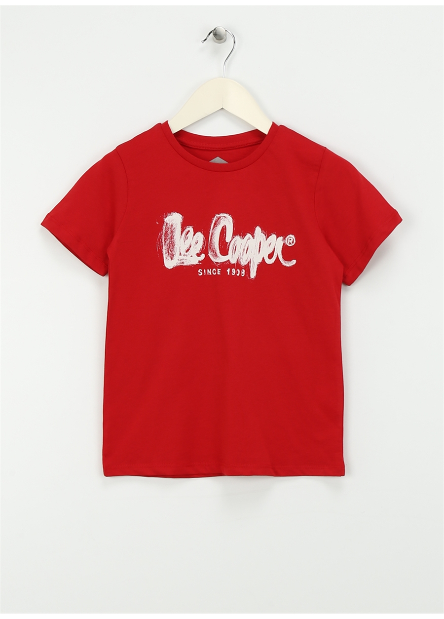 Lee Cooper Baskılı Kırmızı Erkek T-Shirt 242 LCB 242002 DRAWINGLOGO KIRMIZI
