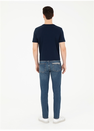 Pierre Cardin Normal Bel Normal Paça Slim Fit Mavi Erkek Denim Pantolon ARNIS_2