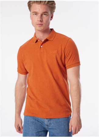 Superdry Düz Turuncu Erkek Polo T-Shirt M1110343A5EY_CLASSIC PIQUE POLO_0