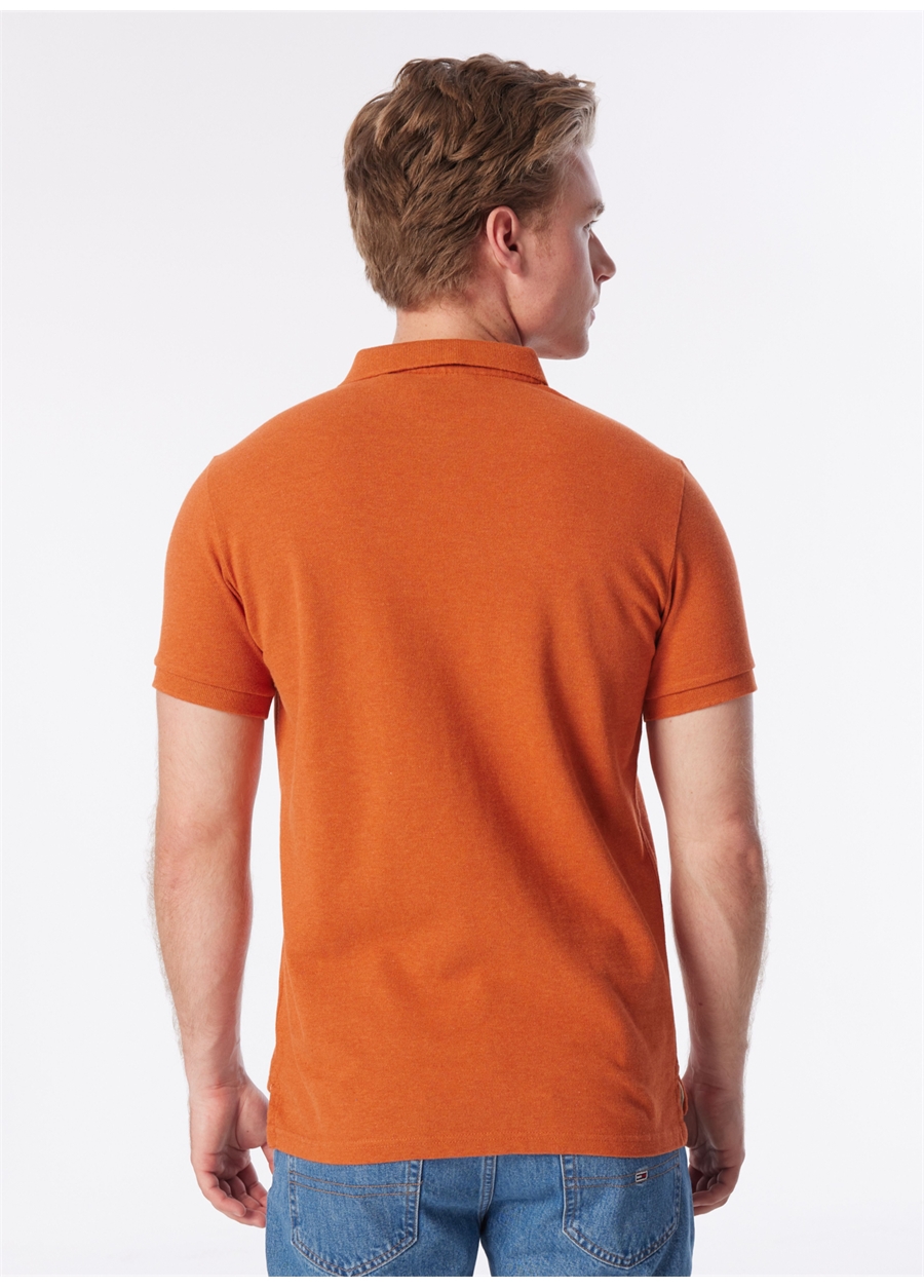 Superdry Düz Turuncu Erkek Polo T-Shirt M1110343A5EY_CLASSIC PIQUE POLO_4