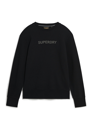 Superdry Bisiklet Yaka Siyah Erkek Sweatshırt M2013527A02A_LUXURY SPORT LOOSE FIT_5