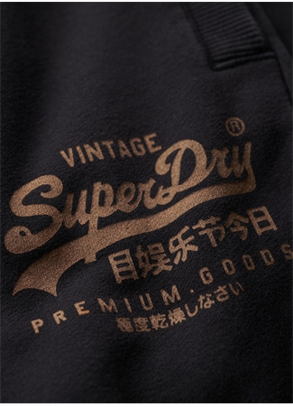 Superdry Rahat Siyah Erkek Eşofman Altı M7011108A12A_CLASSIC VL HERITAGE JO_3