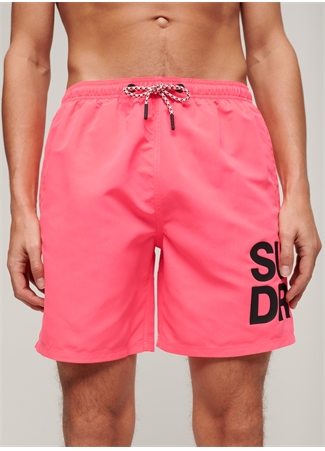 Superdry Pembe Erkek Şort Mayo M3010228AMBC_SPORTSWEAR LOGO 17 SW_1