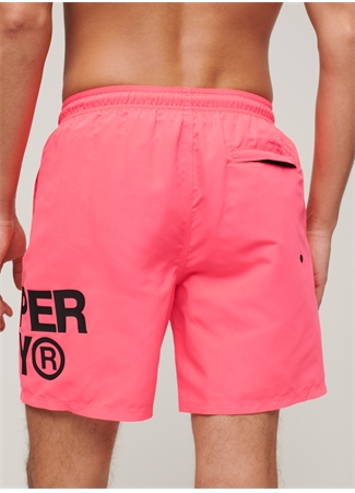 Superdry Pembe Erkek Şort Mayo M3010228AMBC_SPORTSWEAR LOGO 17 SW_5