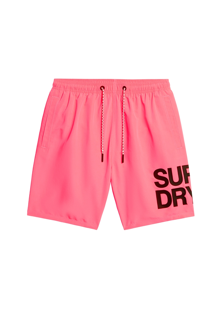 Superdry Pembe Erkek Şort Mayo M3010228AMBC_SPORTSWEAR LOGO 17 SW_6