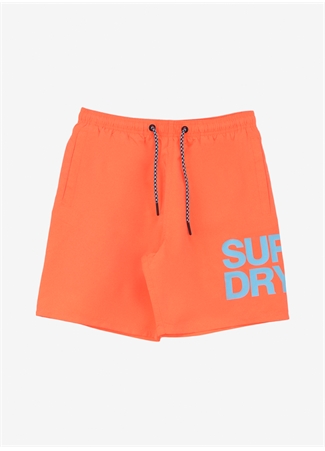 Superdry Turuncu Erkek Şort Mayo M3010228APY7_SPORTSWEAR LOGO 17 SW