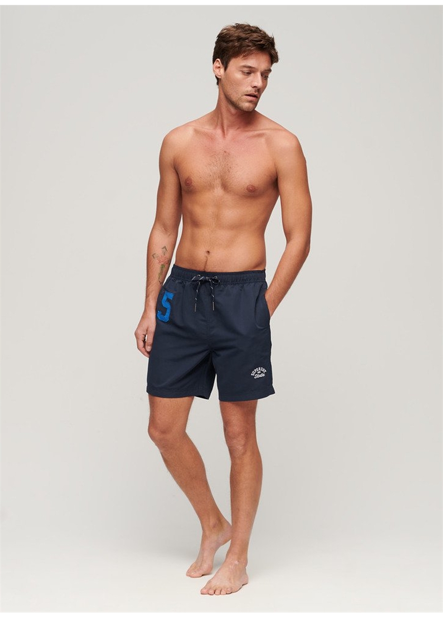 Superdry Lacivert Erkek Şort Mayo M3010235AZRN_VINTAGE POLO 17 SWIM_0