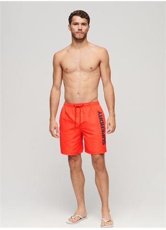 Superdry Turuncu Erkek Şort Mayo M3010236A2LN_SPORT GRAPHIC 17 SWIM_0