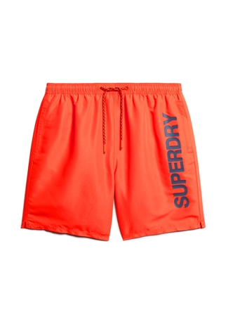 Superdry Turuncu Erkek Şort Mayo M3010236A2LN_SPORT GRAPHIC 17 SWIM_4