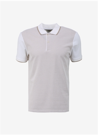 Altınyıldız Classics Beyaz - Bej Erkek Polo T-Shirt 4A4824200029