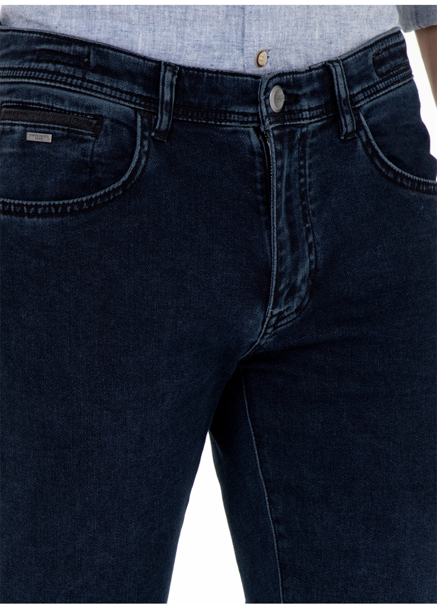 Pierre Cardin Normal Bel Normal Paça Straight Lacivert Erkek Denim Pantolon MAGUDE_3