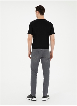 Pierre Cardin Normal Bel Normal Paça Slim Fit Gri Erkek Denim Pantolon TUGAN_3