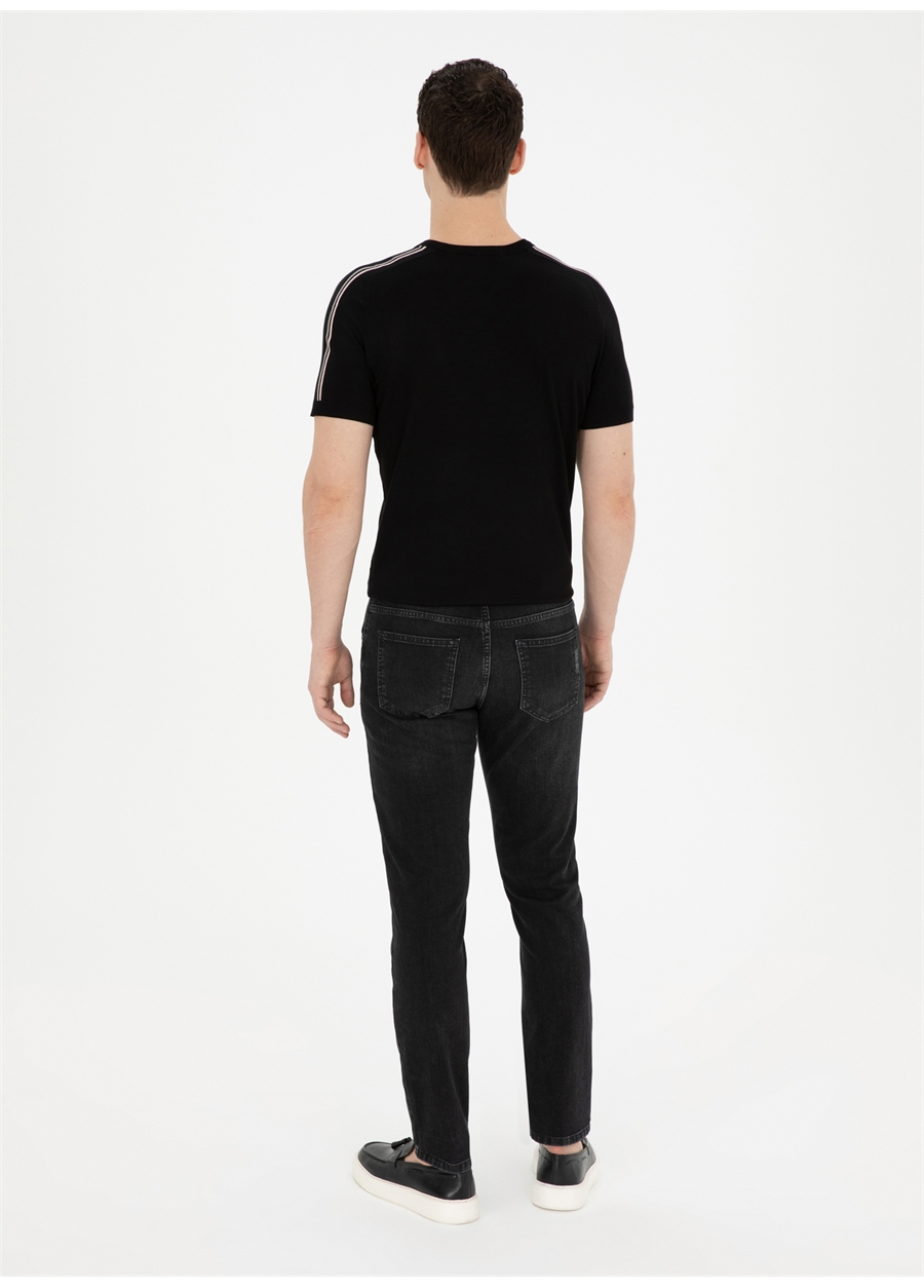 Pierre Cardin Normal Bel Normal Paça Slim Fit Antrasit Erkek Denim Pantolon JONES_3