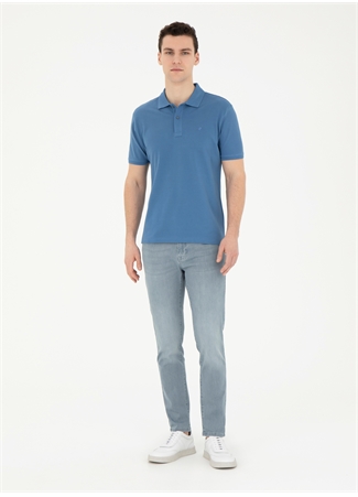 Pierre Cardin Normal Bel Normal Paça Slim Fit Açık Mavi Erkek Denim Pantolon LAPY_2