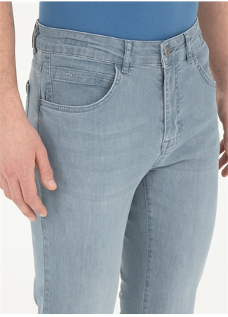 Pierre Cardin Normal Bel Normal Paça Slim Fit Açık Mavi Erkek Denim Pantolon LAPY_3