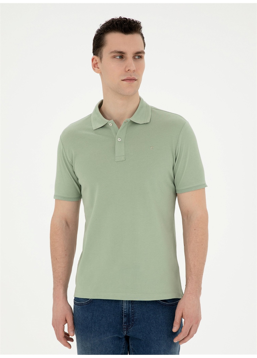 Pierre Cardin Düz Çağla Erkek Polo T-Shirt SUNNY_0