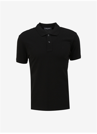 Pierre Cardin Düz Siyah Erkek Polo T-Shirt SUNNY_0