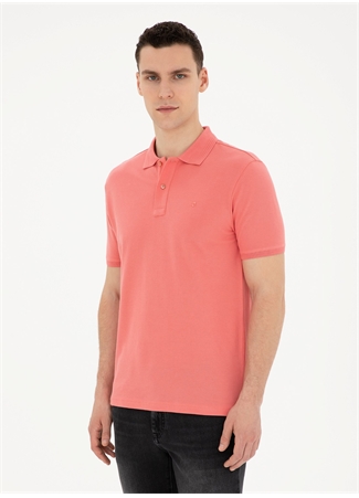 Pierre Cardin Düz Mercan Erkek Polo T-Shirt SUNNY_0