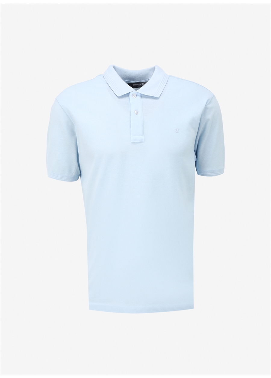 Pierre Cardin Düz Buz Mavisi Erkek Polo T-Shirt SUNNY