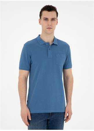 Pierre Cardin Düz Koyu Mavi Erkek Polo T-Shirt SUNNY-R_2