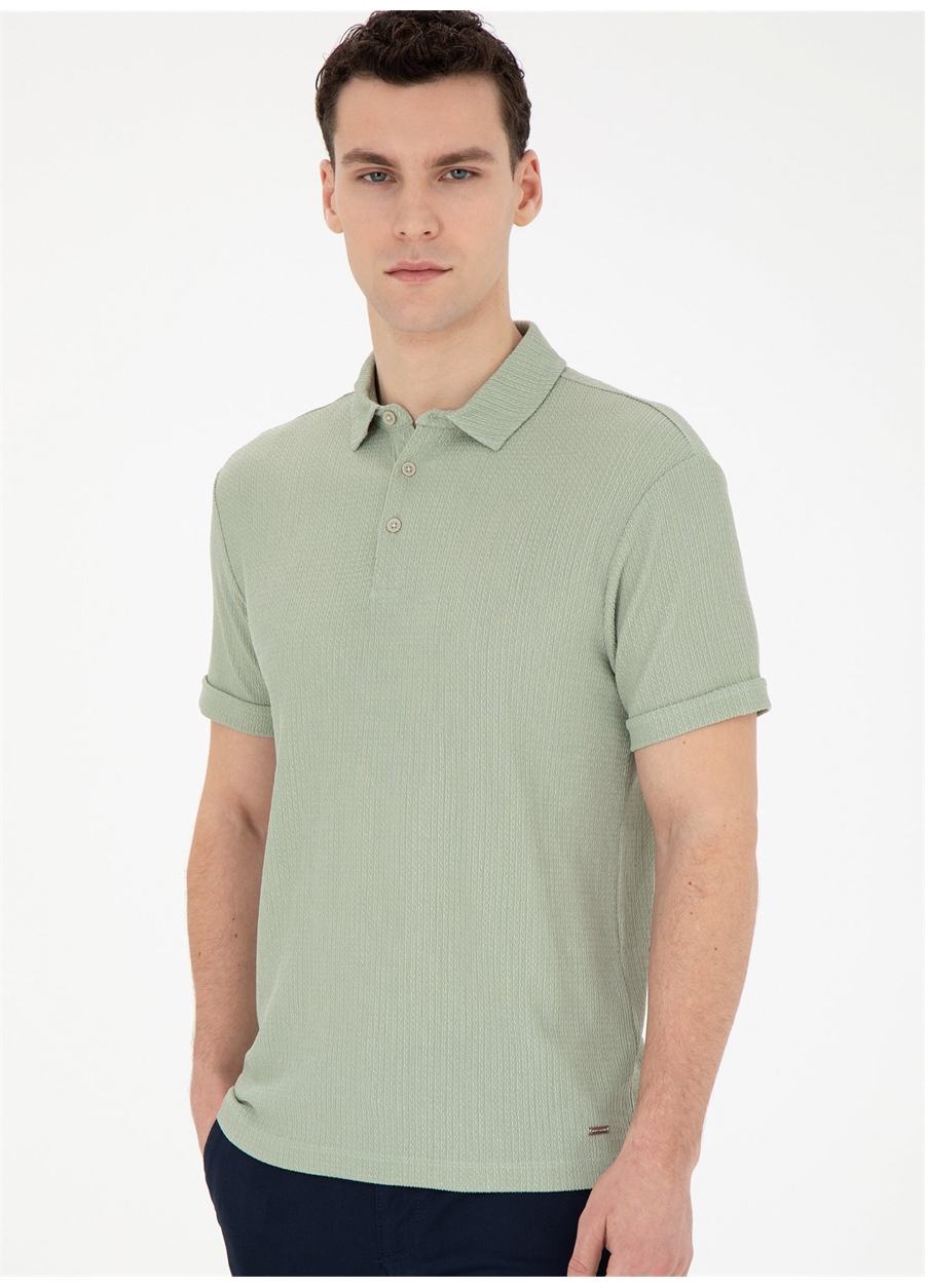 Pierre Cardin Jakarlı Çağla Erkek Polo T-Shirt BLAKE_0