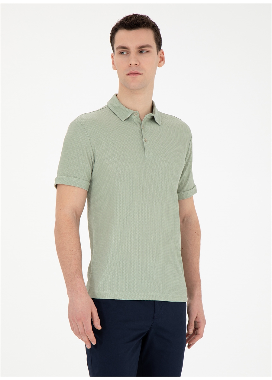 Pierre Cardin Jakarlı Çağla Erkek Polo T-Shirt BLAKE_2