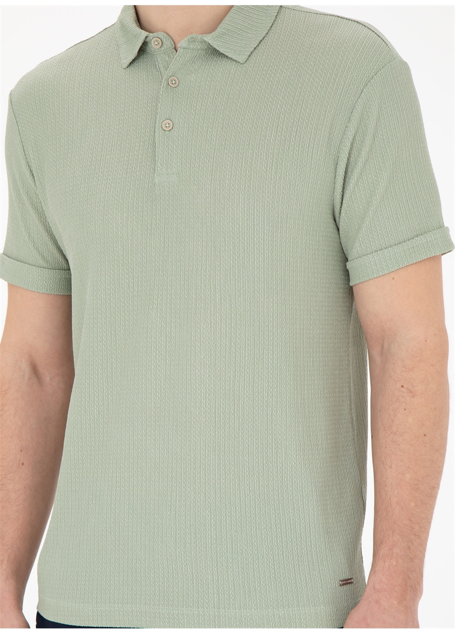 Pierre Cardin Jakarlı Çağla Erkek Polo T-Shirt BLAKE_5