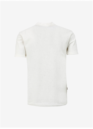 Pierre Cardin Jakarlı Ekru Erkek Polo T-Shirt TISSEL_1