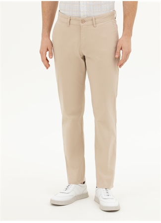 Pierre Cardin Normal Bel Normal Paça Regular Fit Bej Erkek Pantolon RIVER_1