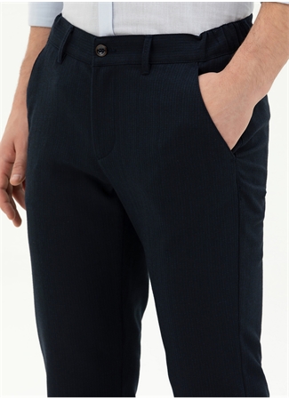 Pierre Cardin Normal Bel Normal Paça Slim Fit Lacivert Erkek Pantolon HAGAZY_2