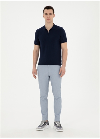 Pierre Cardin Normal Bel Normal Paça Slim Fit Açık Mavi Erkek Pantolon TORBINO_2