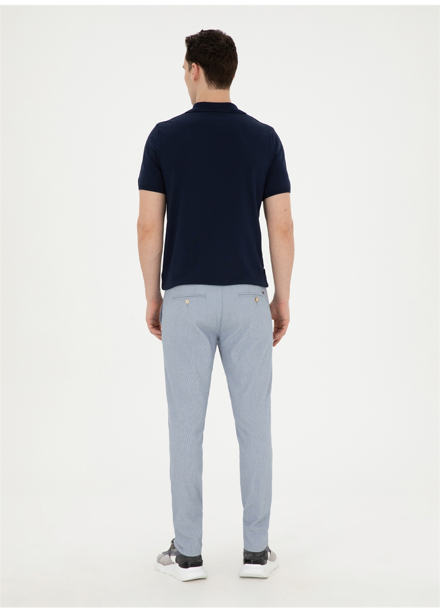 Pierre Cardin Normal Bel Normal Paça Slim Fit Açık Mavi Erkek Pantolon TORBINO_3